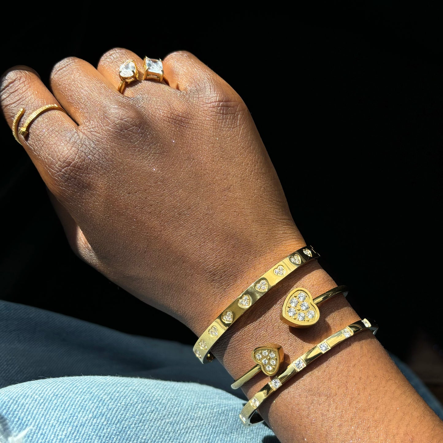 Her Love Bracelet - Gold