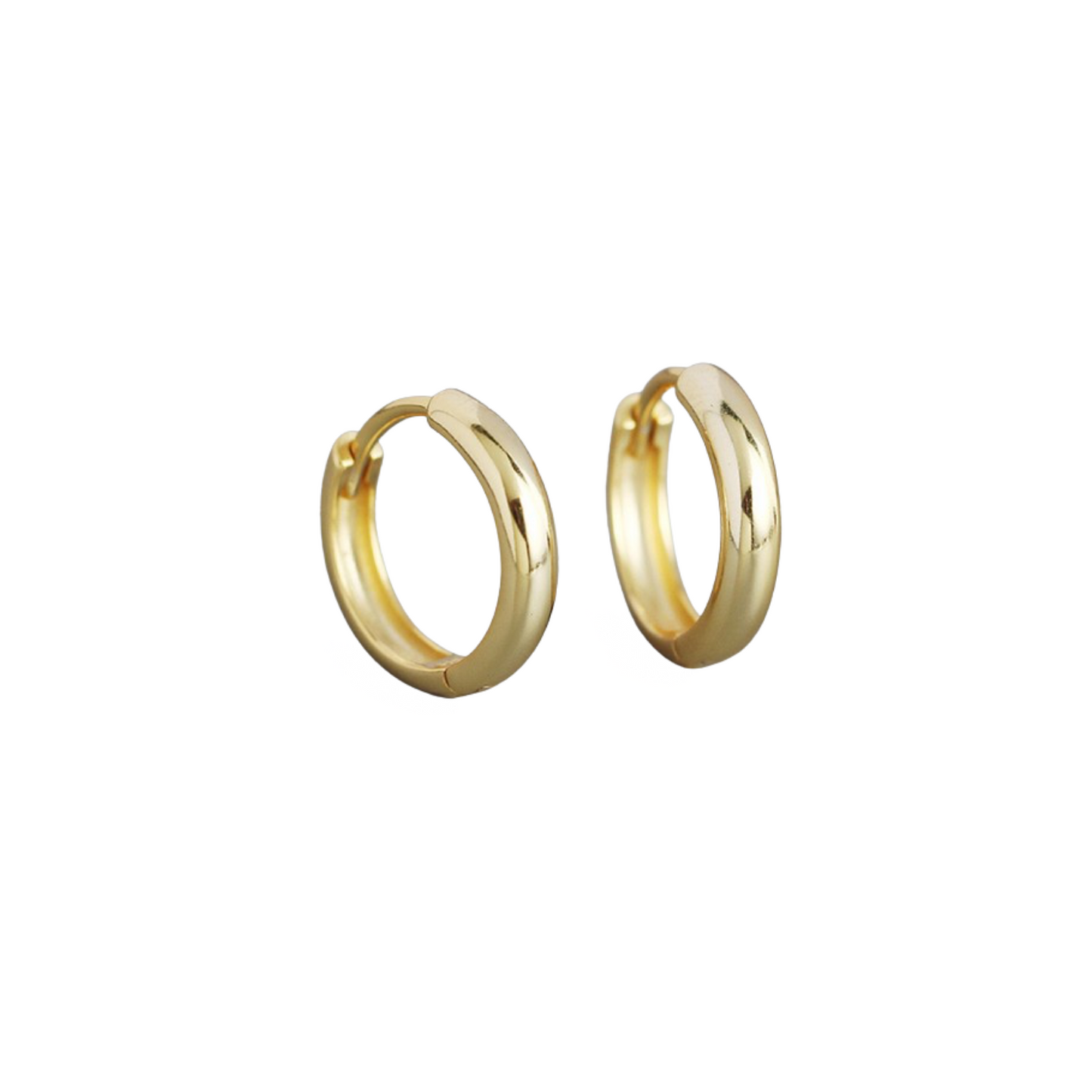 Staple Hoops - Gold