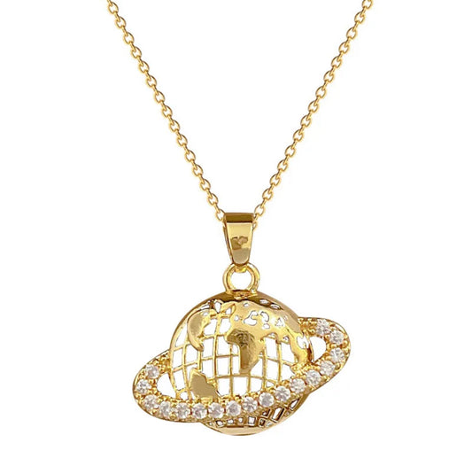 Miss International Necklace - Gold