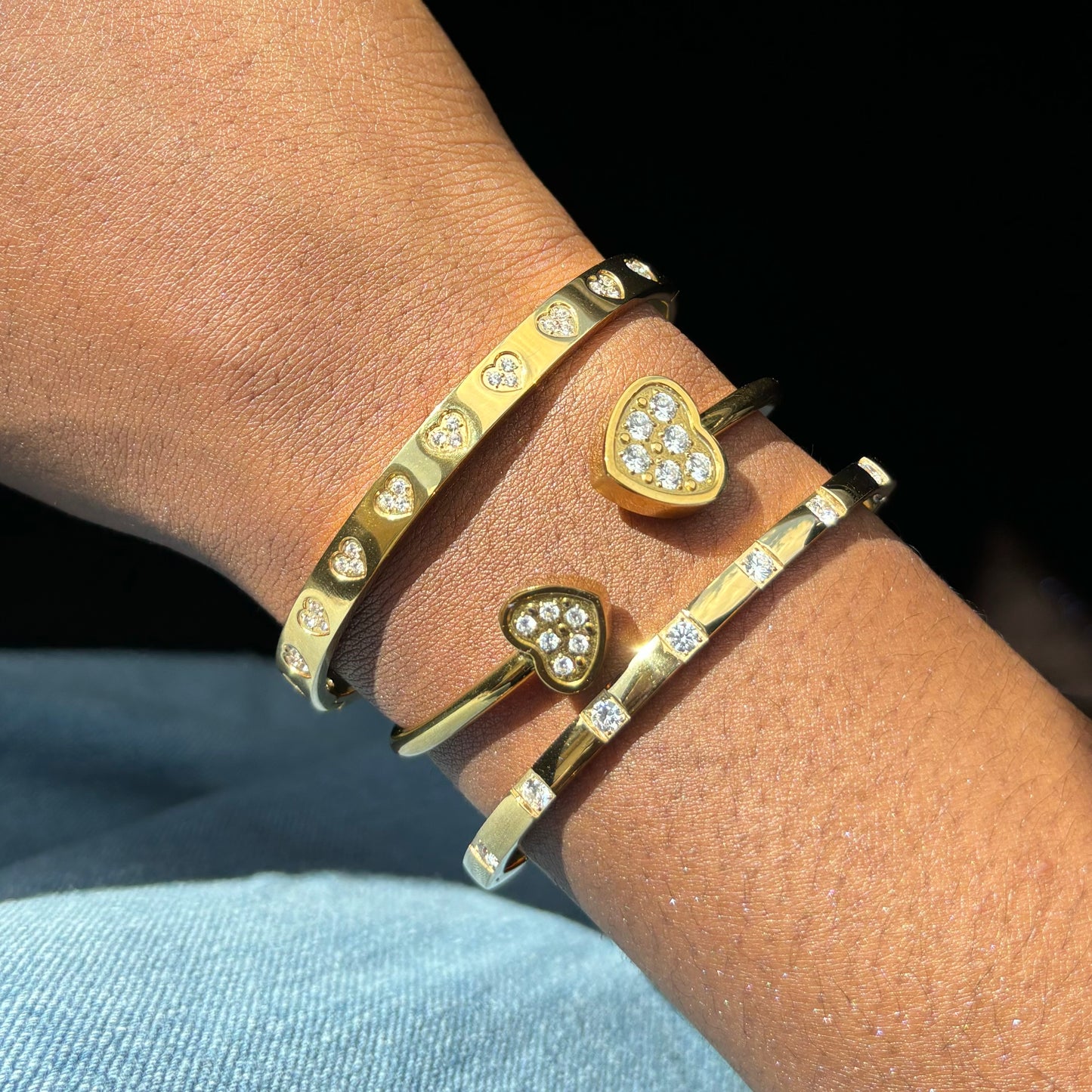 Her Love Bracelet - Gold