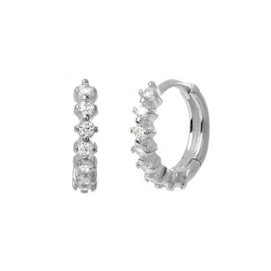 Jayda Hoops - Silver