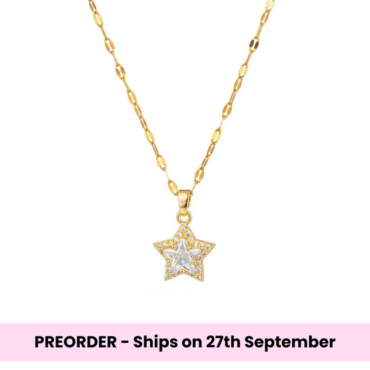 Ashiel Star Necklace - Gold