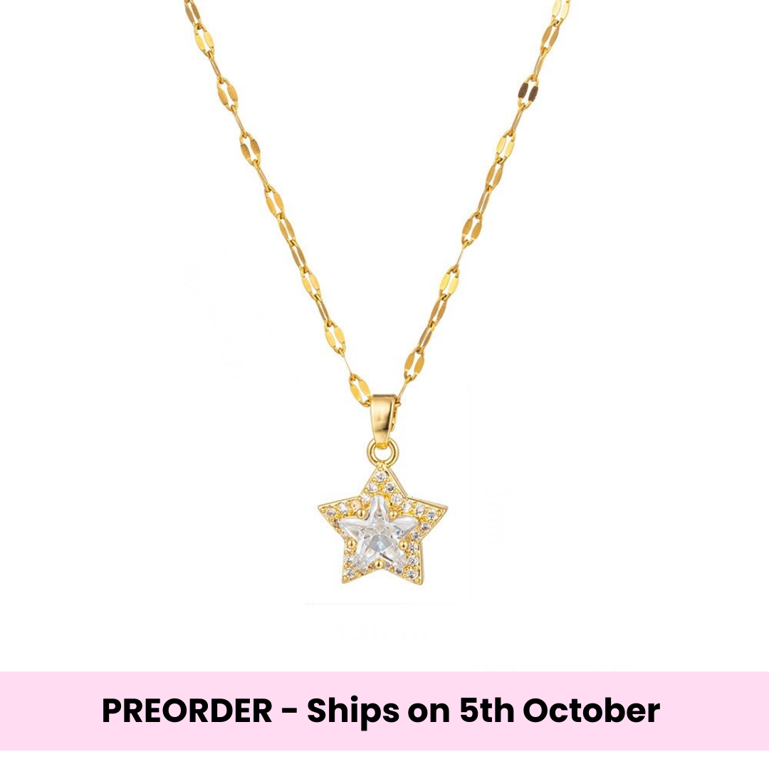 Ashiel Star Necklace - Gold