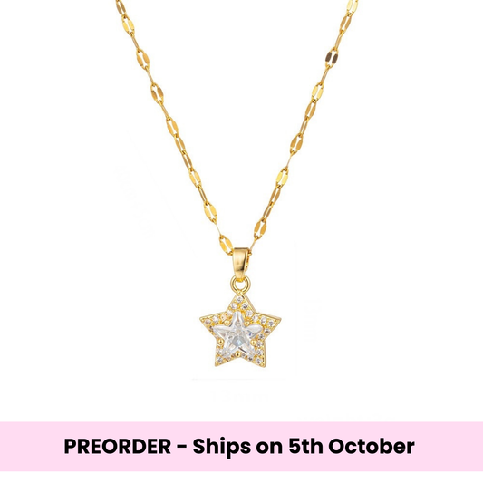 Ashiel Star Necklace - Gold