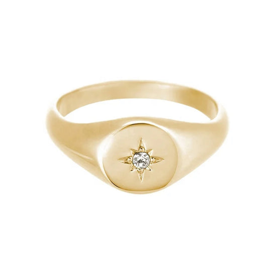 Shooting Star Ring - Gold