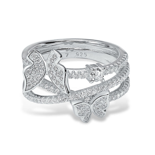 Flutter Ring - Silver