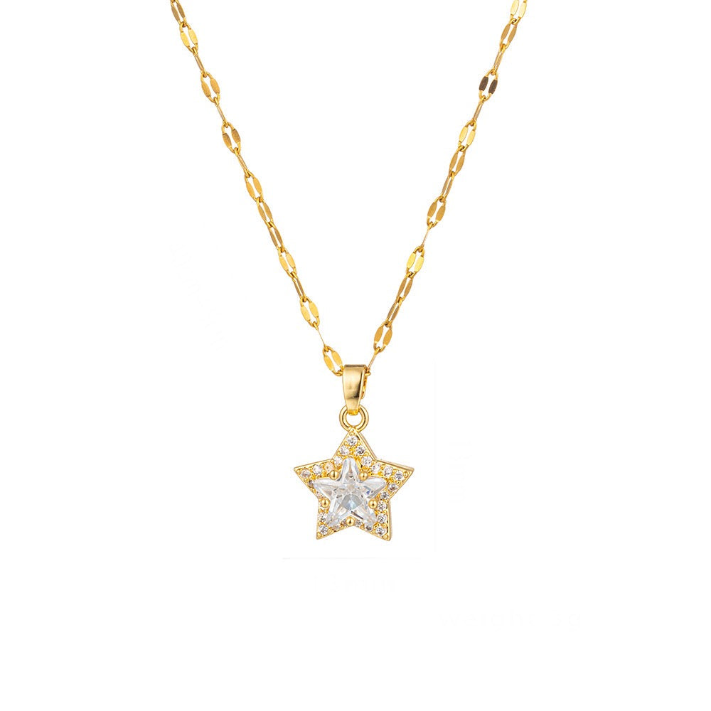 Ashiel Star Necklace - Gold