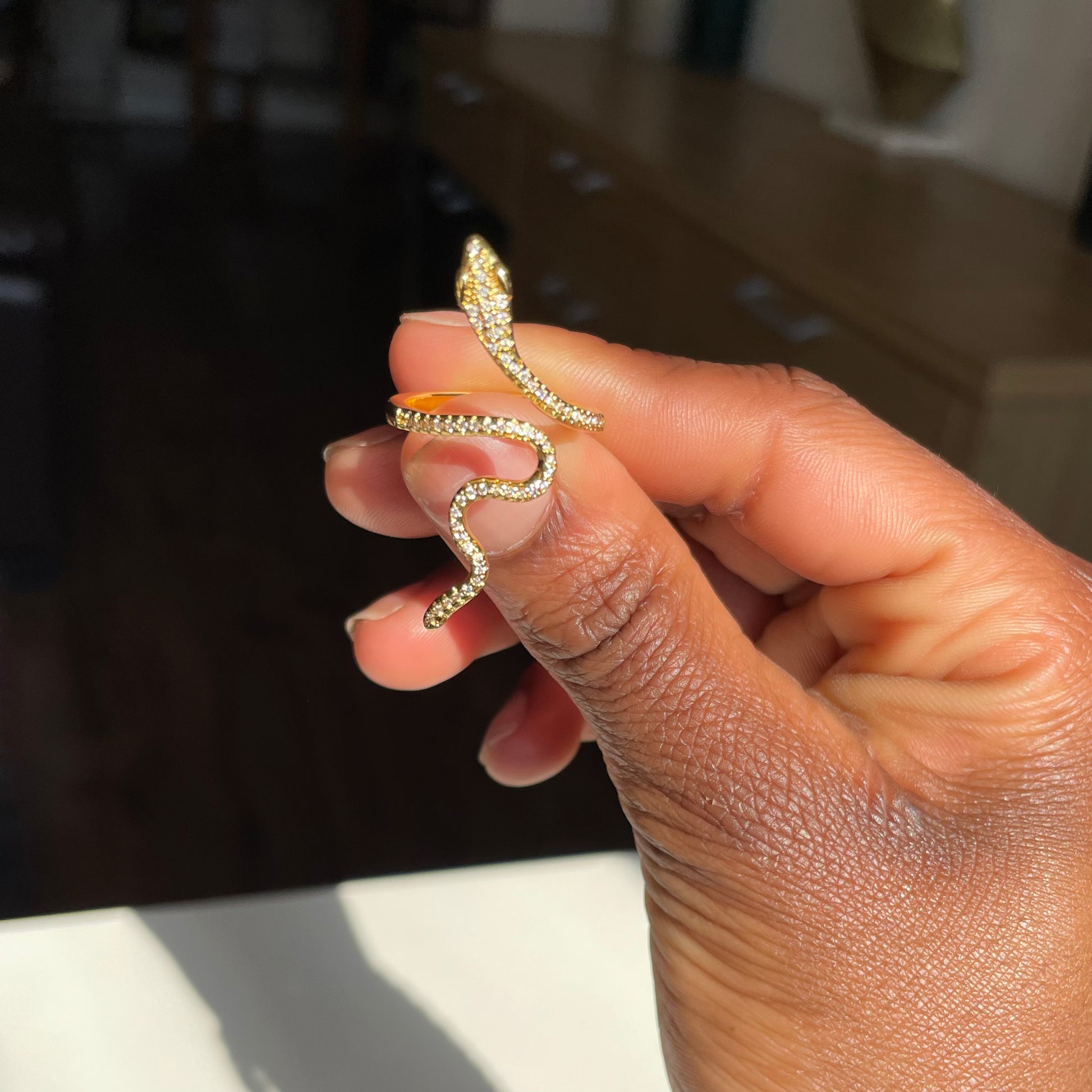 Realistic sale snake ring