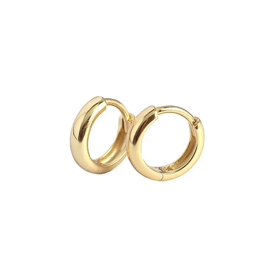 Staple Hoops - Gold